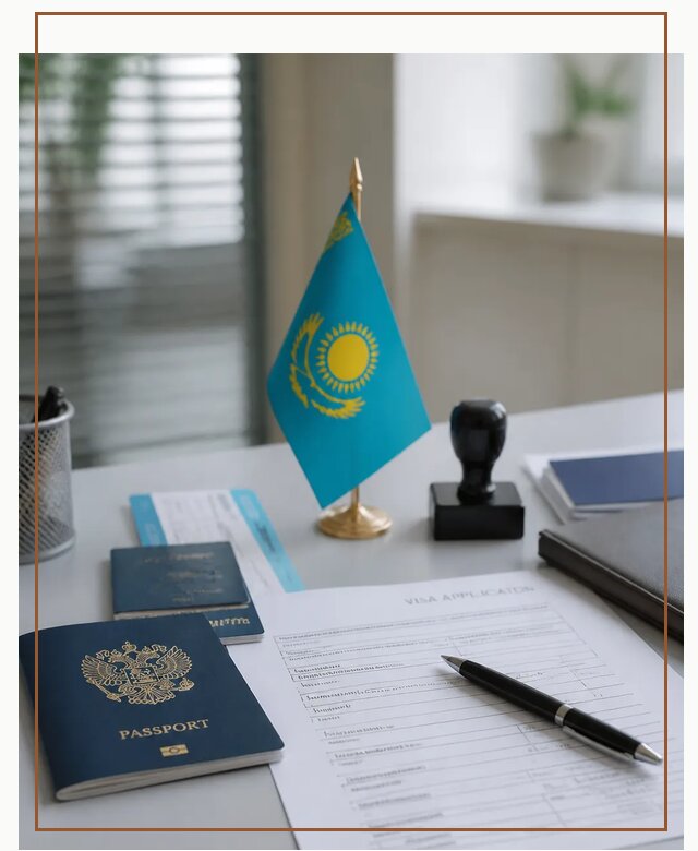 Оформление визы в Казахстан для поездки и работы в Уфе