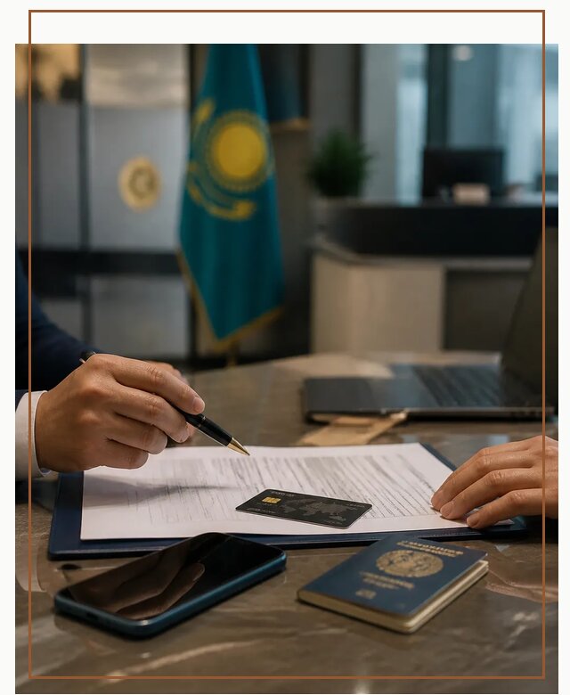 Открытие счета и банковской карты в Казахстане в Уфе